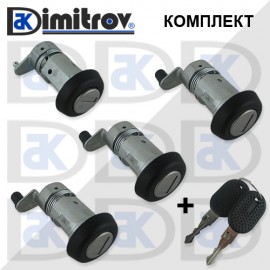 Комплект заключващ патрон на врата Citroen Jumper Fiat Ducato Peugeot Boxer